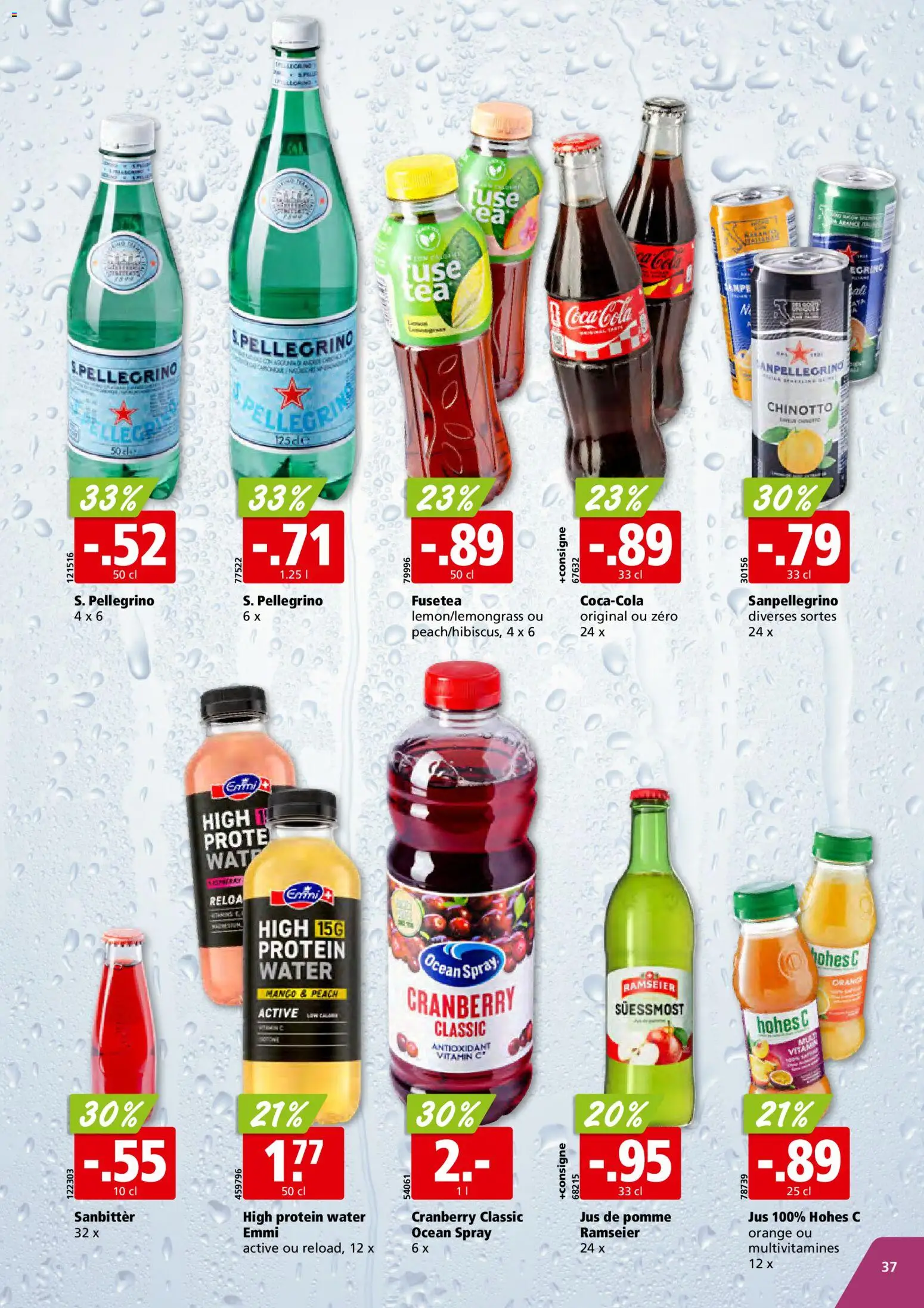 Aligro aktionen Chavannes, Matran, Genève, Sion – gültig ab 22.06.2026 | Seite: 37 | Produkte: Coca Cola, Mango