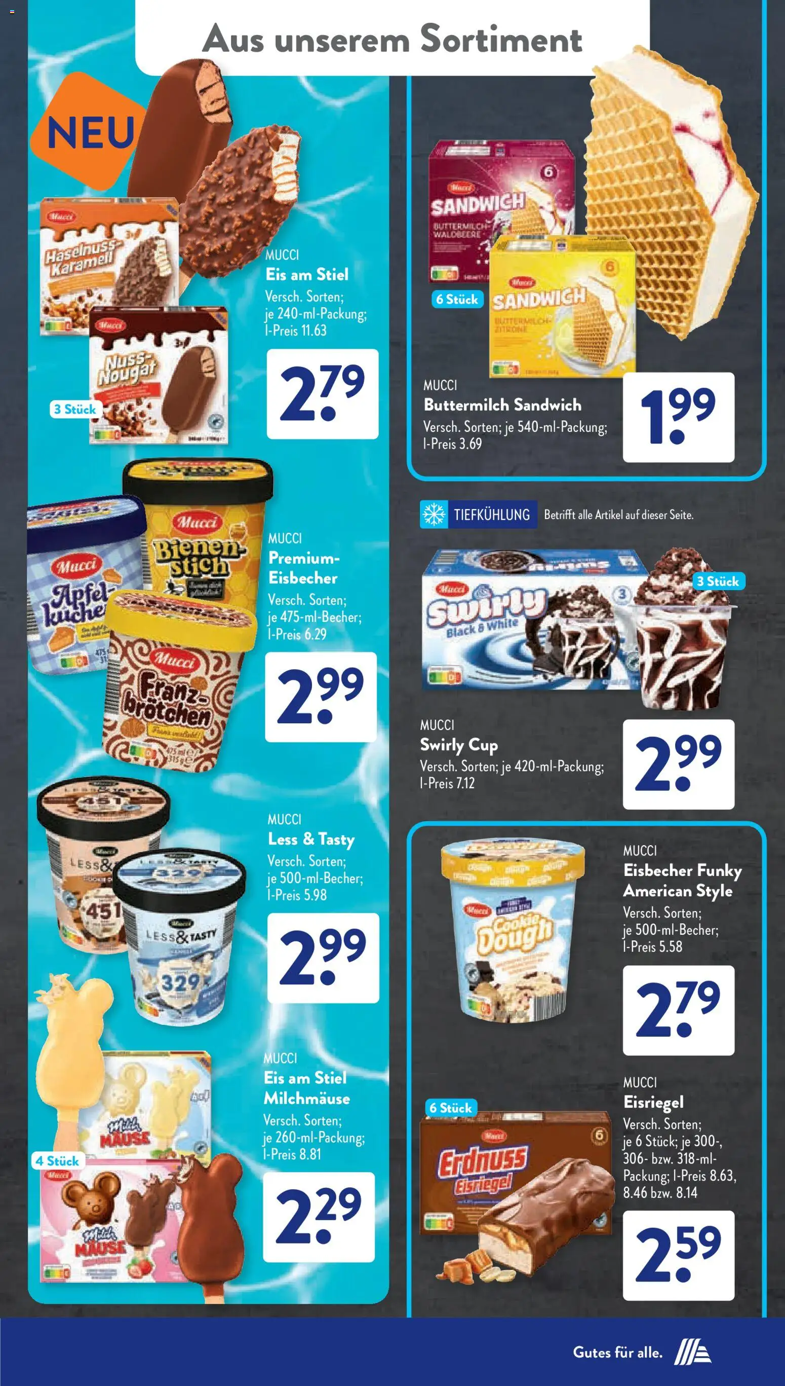 Aldi Süd Prospekt – gültig ab 22.06.2026 | Seite: 21 | Produkte: Buttermilch, Küche, Äpfel, Eis