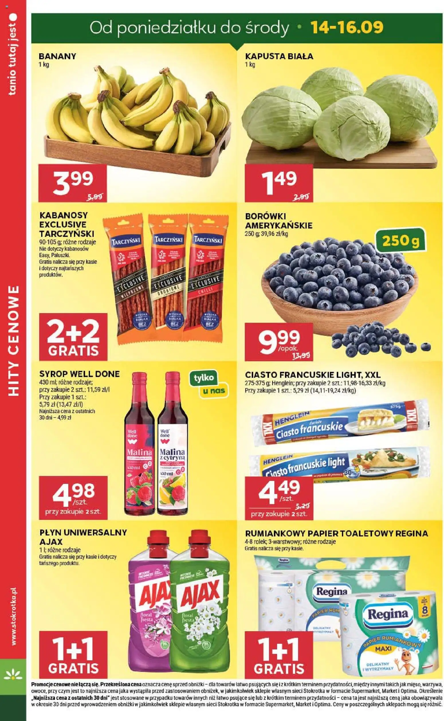 Stokrotka gazetka - Market od 10.09.2026 | Strona: 8 | Produkty: Stokrotka, Ciasto francuskie, Rum, Warzywa