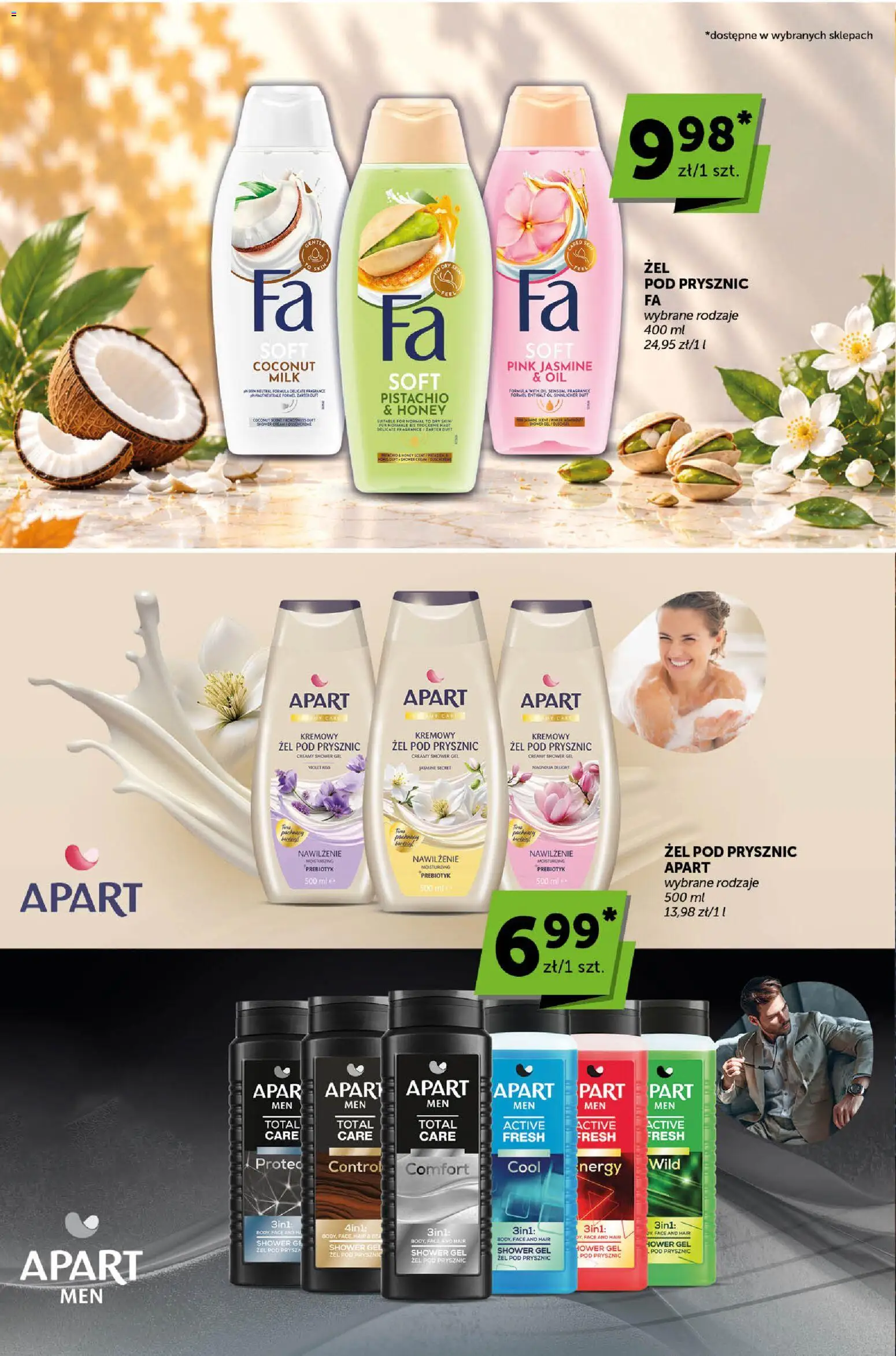 Groszek gazetka - Sprawdź, co więcej od 17.09.2026 | Strona: 4 | Produkty: Prysznic, Żel pod prysznic