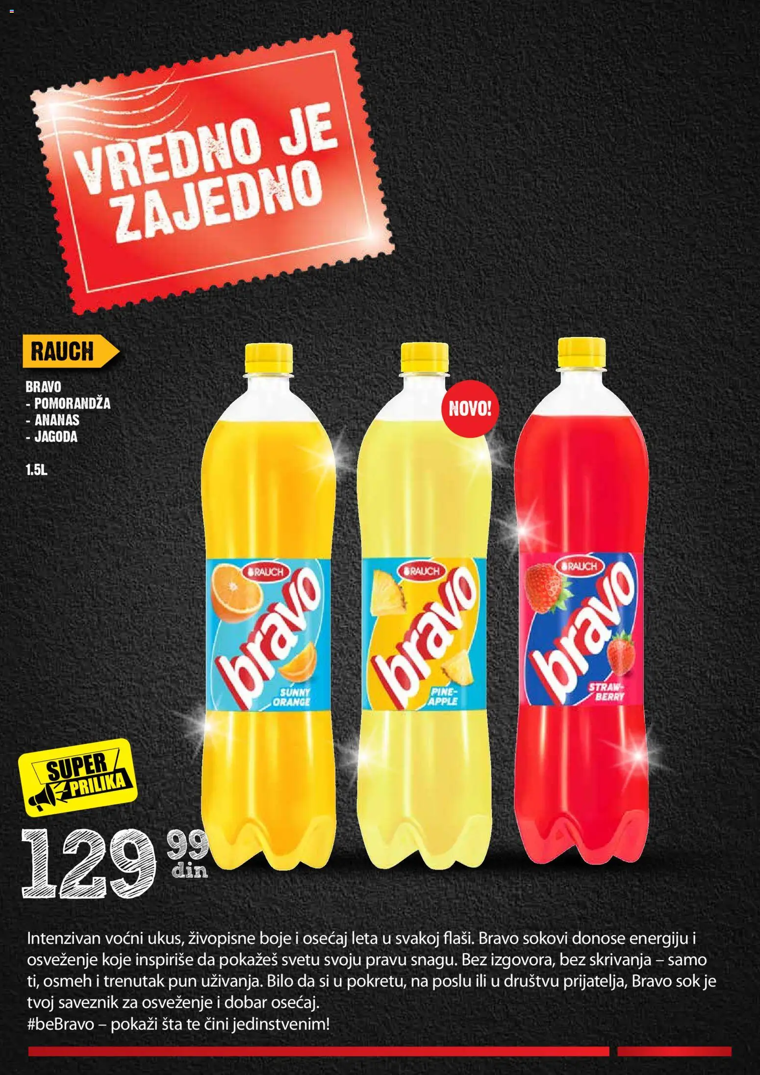 Idea katalog - važi od 11.06.2026 | Strana: 24 | Proizvode: Ananas, Jagoda, Pomorandza, Sok