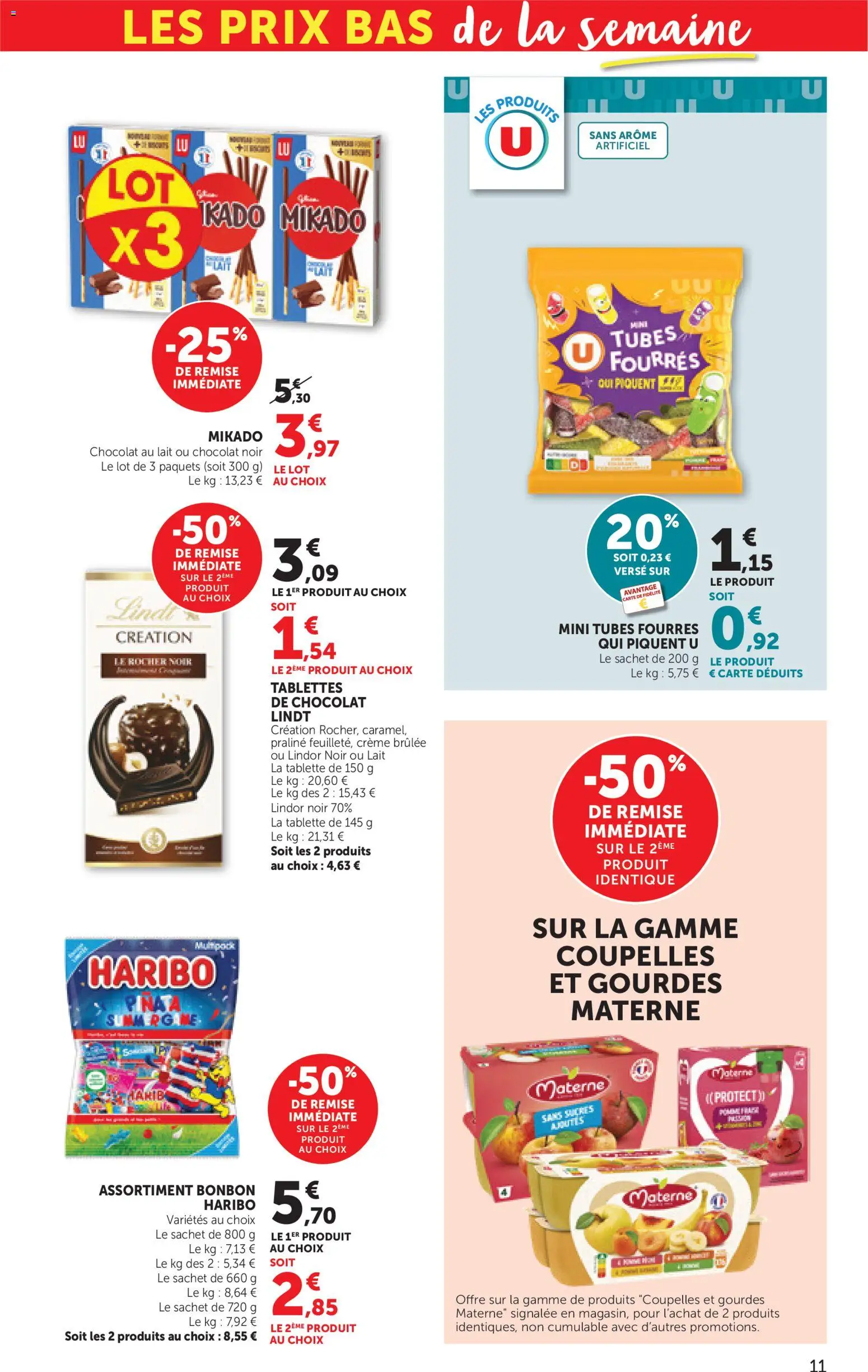 {H1} | Page: 11 | Produits: Tablettes de chocolat, Chocolat, Lindt, Crème
