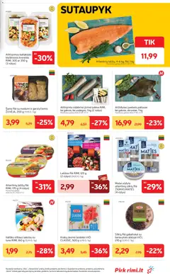 Rimi leidinys galioja nuo 2026.07.07 | Puslapis: 5 | Prekių: Salotos, Silkių filė, Lašišos
