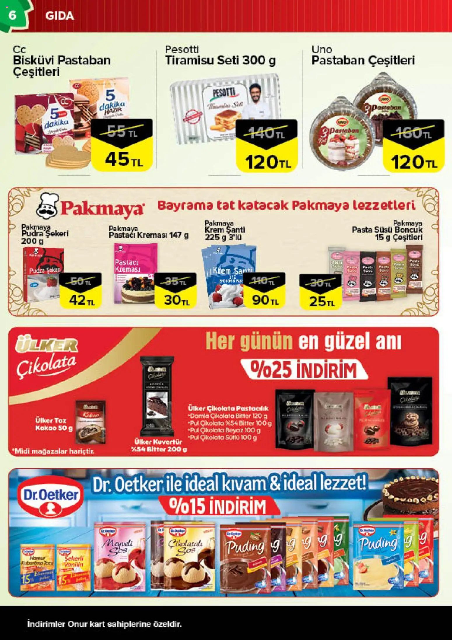 Onur Market Katalog - Bursa - 12.05.2026 tarihinden itibaren geçerlidir | Sayfa: 6