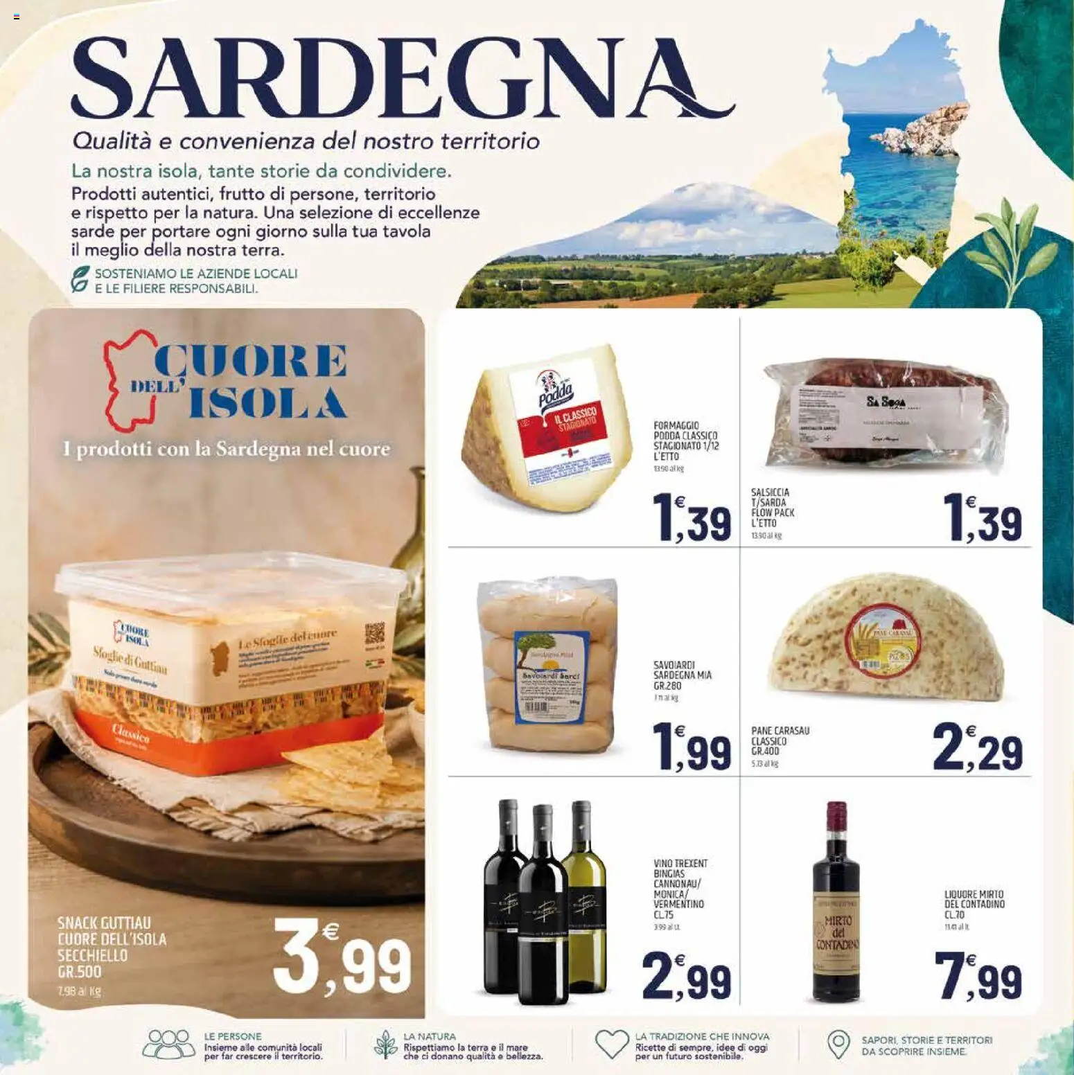 Volantino ARD Discount del 10/08/2026 | Pagina: 6 | Prodotti: Formaggio, Salsiccia, Savoiardi, Liquore