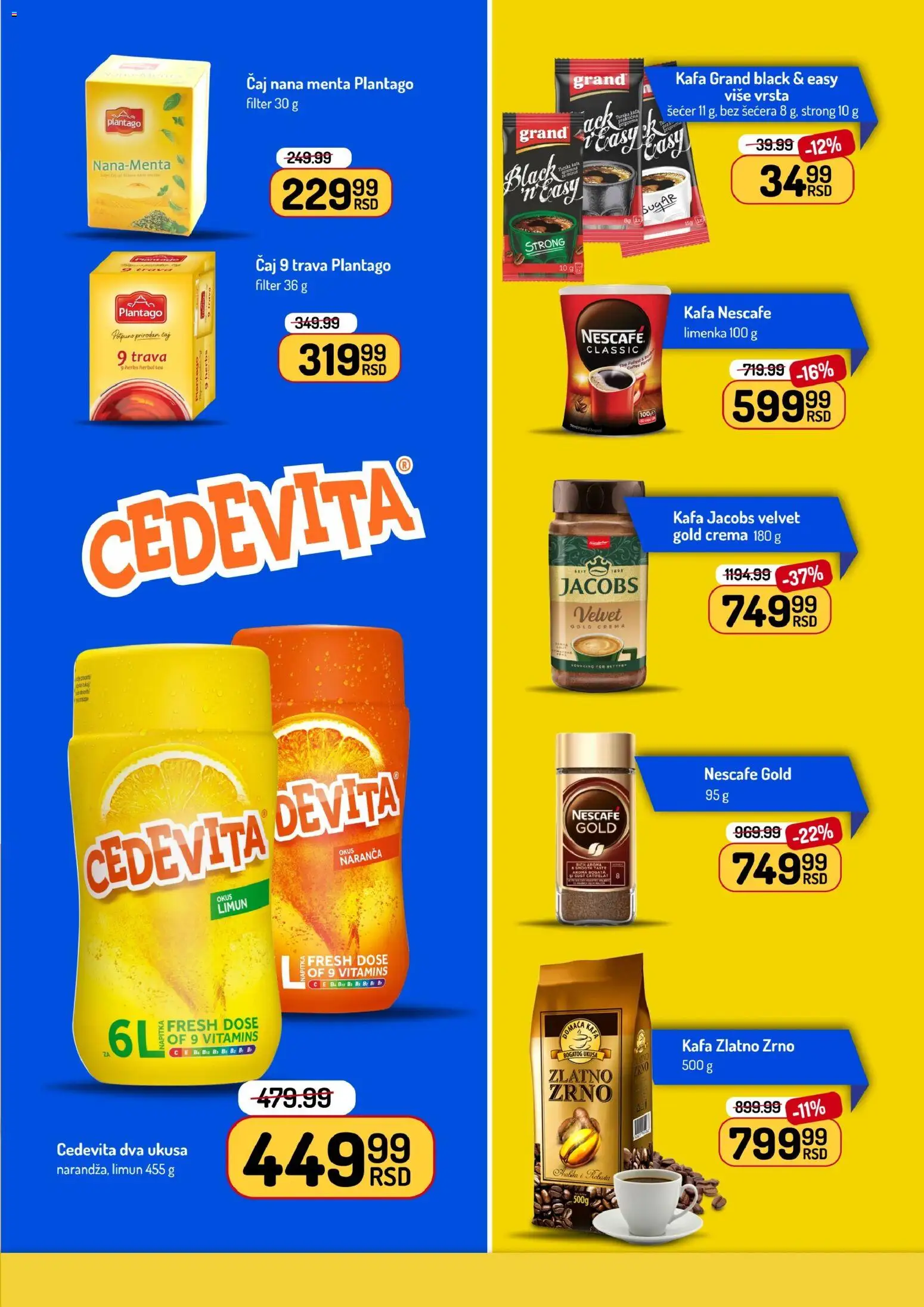 Aman katalog - važi od 08.06.2026 | Strana: 19 | Proizvode: Šećer, Cedevita, Kafa, Limun