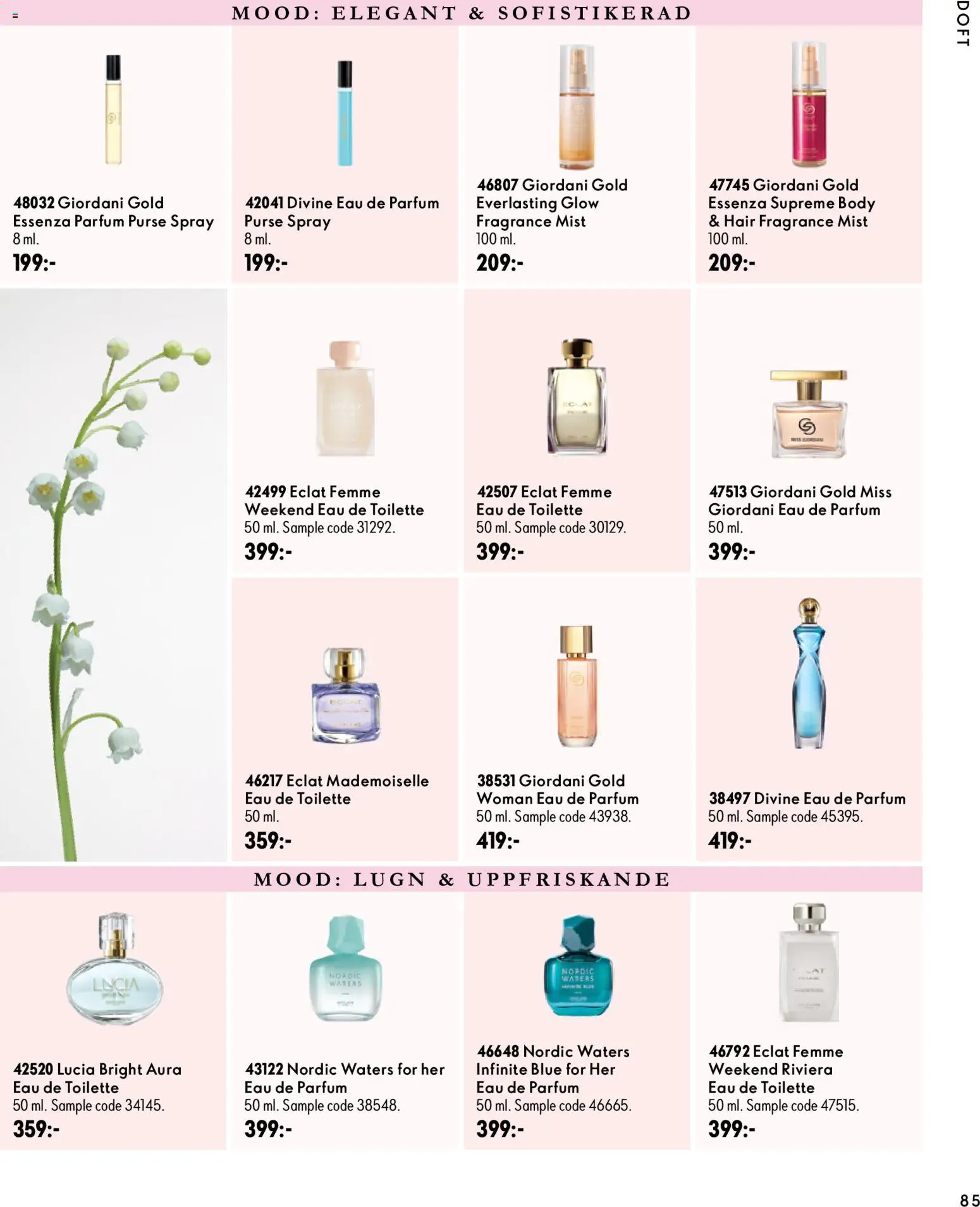 Oriflame reklamblad aktuell från 07/10/2026 | Sida: 85