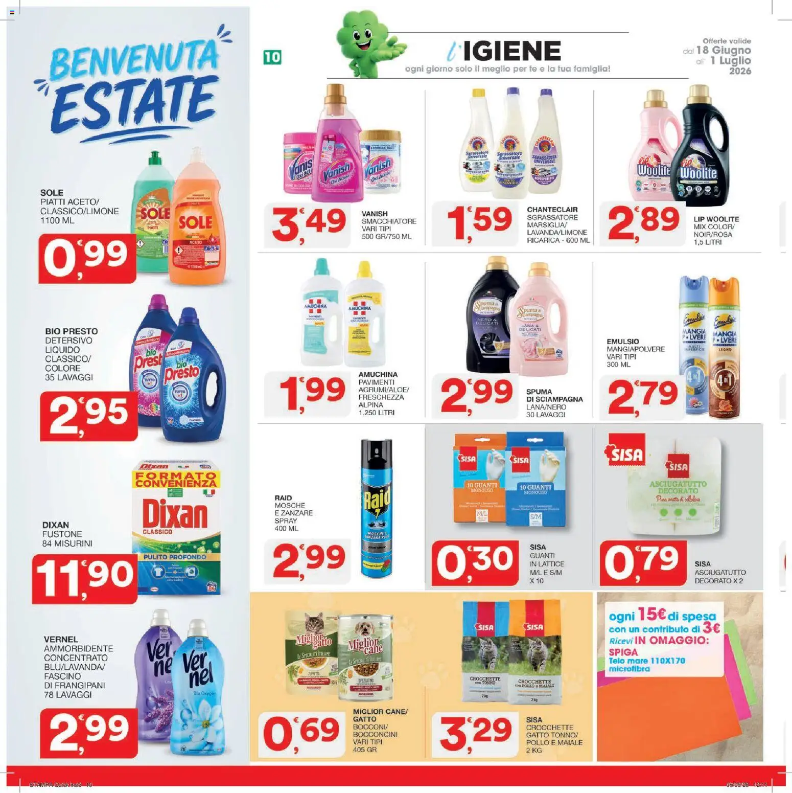 Volantino SISA del 18.06.2026 | Pagina: 10