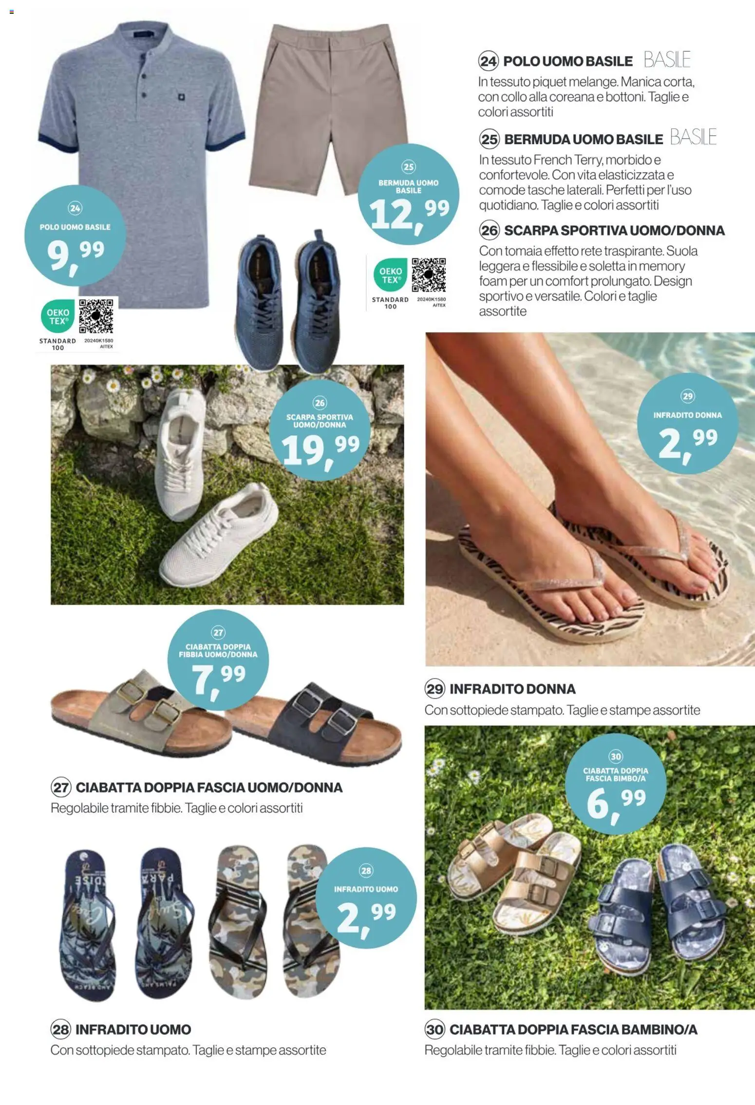 Volantino IN's del 27.05.2026 | Pagina: 13 | Prodotti: Infradito, Bermuda, Polo