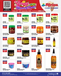 Africa Cash & Carry specials catalogue – valid from 03/09/2026 | Page: 60 | Products: Oil, Coffee, Stock, Coconut oil