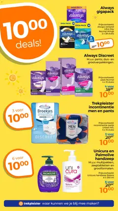 Trekpleister folder - Voorbeeld van een folder van Trekpleister, geldig van 14-07-2026 | Pagina: 21 | Producten: Handzeep, Pads