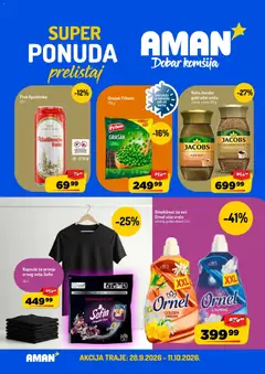Aman katalog - pregled Aman kataloga - važi od 28.09.2026