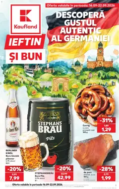 Ofertele Kaufland valabile de la 16.09.2026