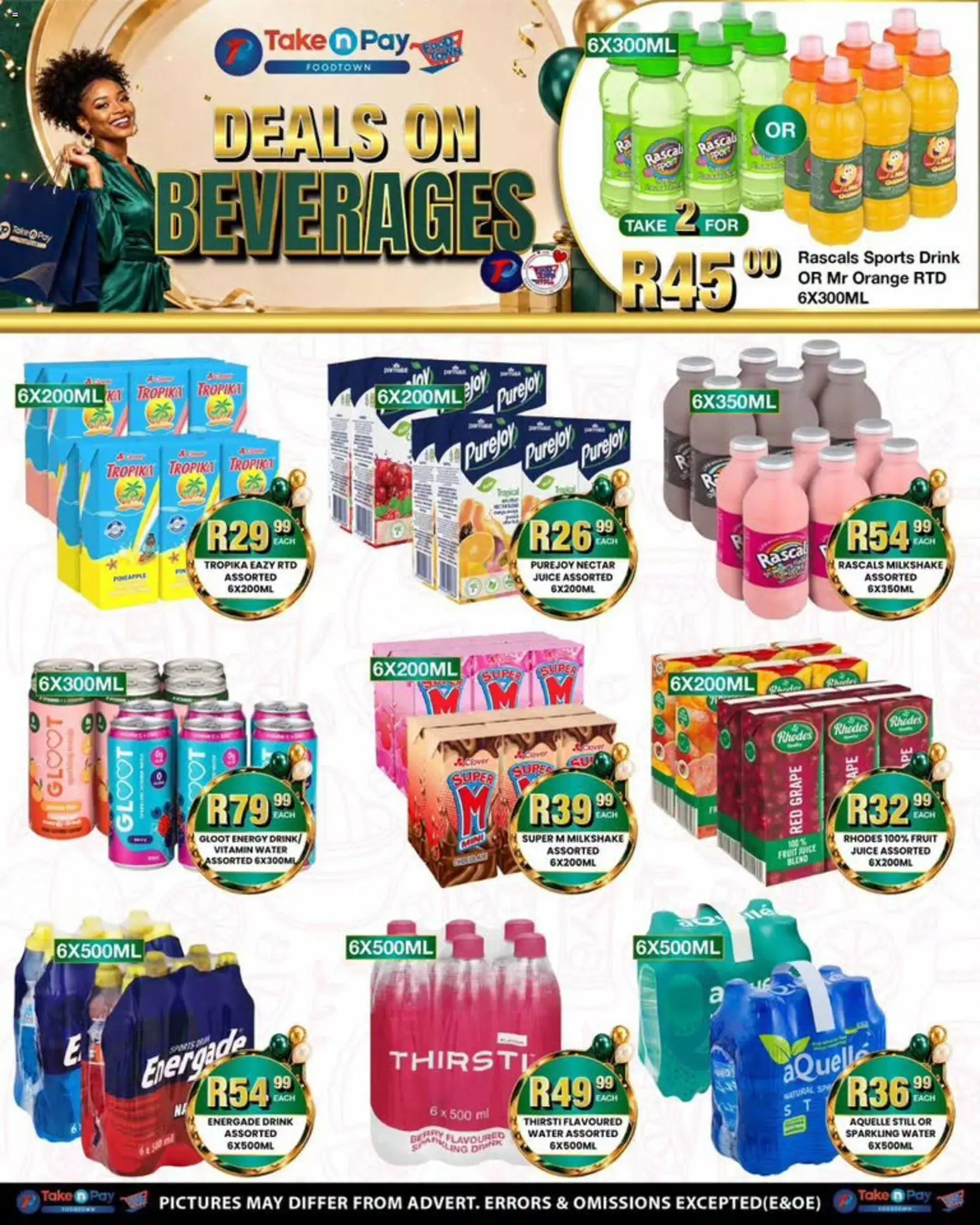New Take n Pay catalogue – valid from 31/08/2026 | Page: 16 | Products: Juice, Water, Fruit, Sports drink