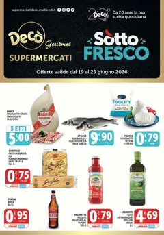 Anteprima del volantino Decò volantino Gourmet valido a partire dal 19.06.2026