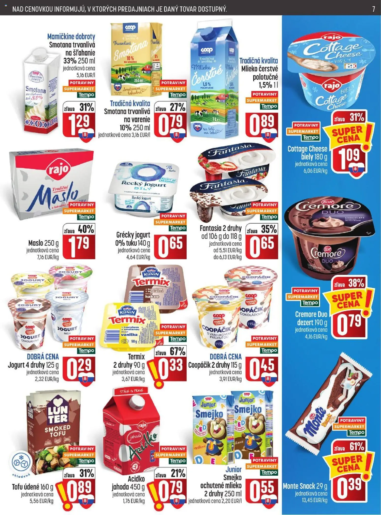 Nové COOP Jednota akcie – leták je platný od 22.10.2026 | Strana: 7
