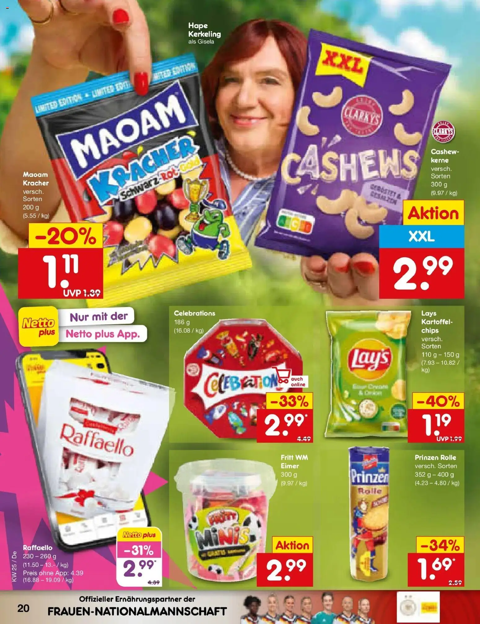 Netto Marken-Discount Prospekt Thierhaupten – gültig ab 14.06.2026 | Seite: 26 | Produkte: Raffaello, Celebrations, Chips