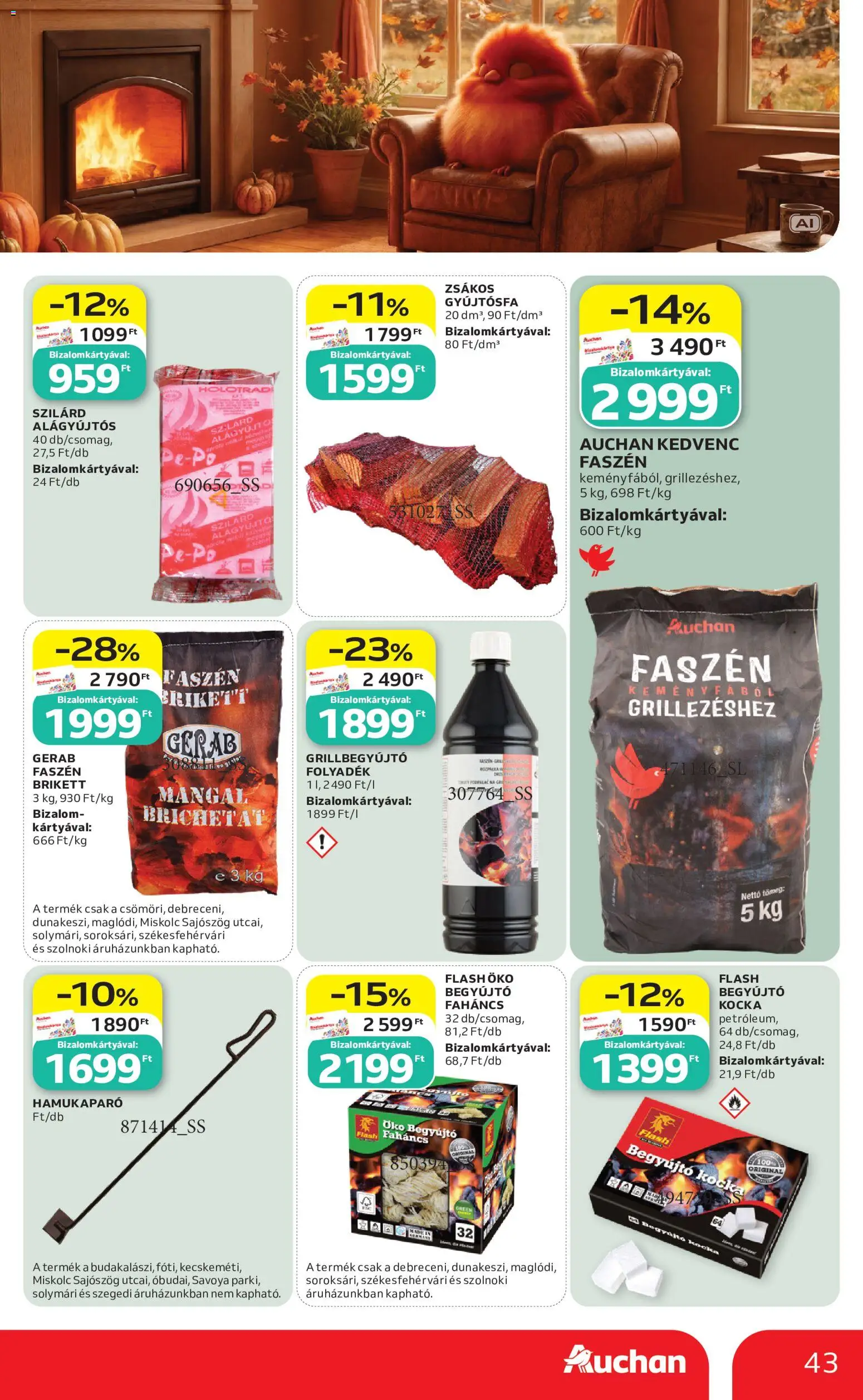 Auchan akciós ujság - amely érvényes a következő dátumtól: 2026.09.03. | Oldal: 43