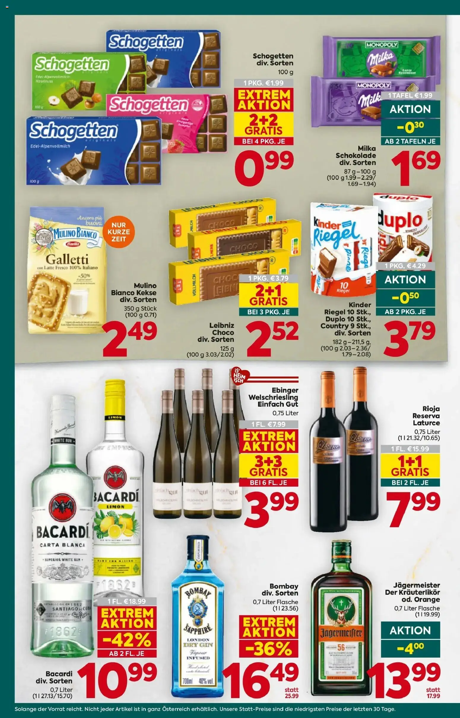 Billa Plus Flugblatt - Wien gültig ab 21.05.2026 | Seite: 14 | Produkte: Gin, Kekse, Milch, Schokolade