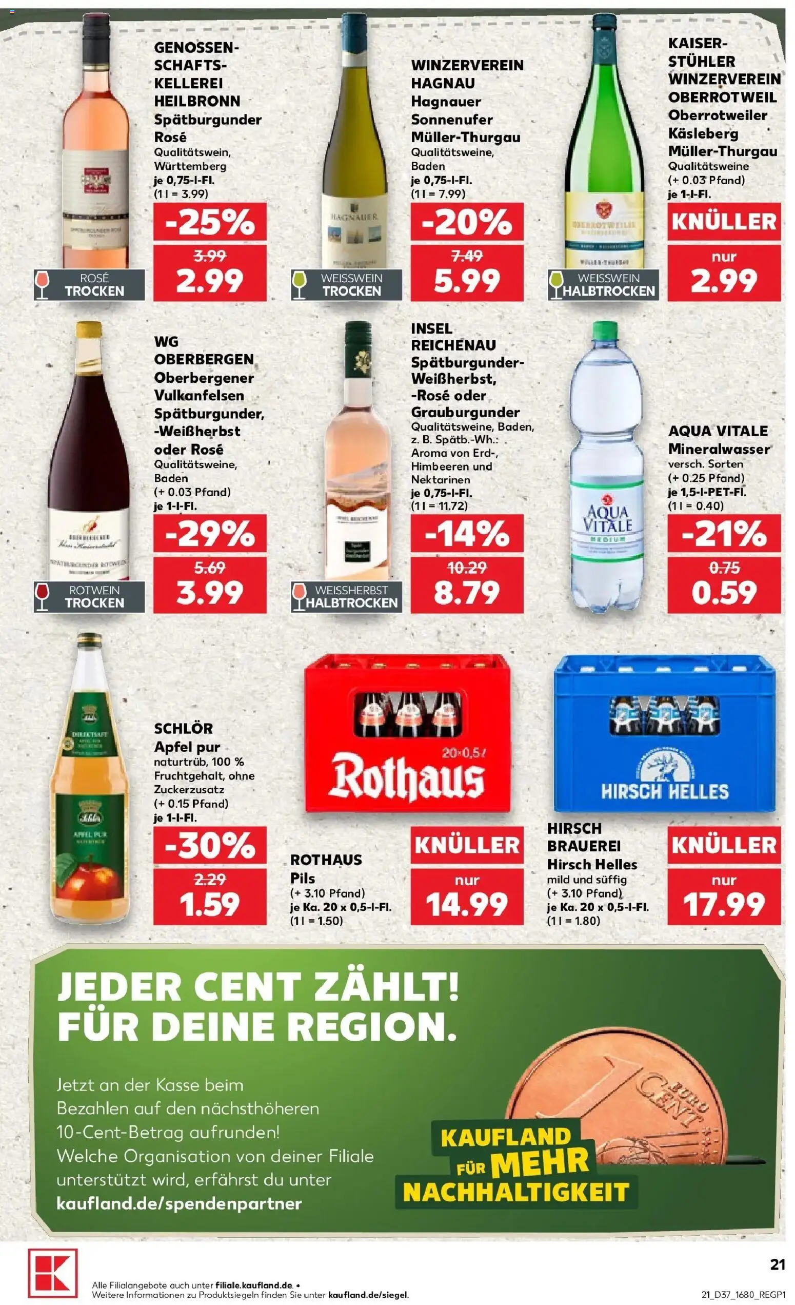 Prospekt Kaufland ab 07.09.2026 » Angebote Online zum Blättern | Seite: 30 | Produkte: Himbeeren, Pils, Äpfel, Mineralwasser
