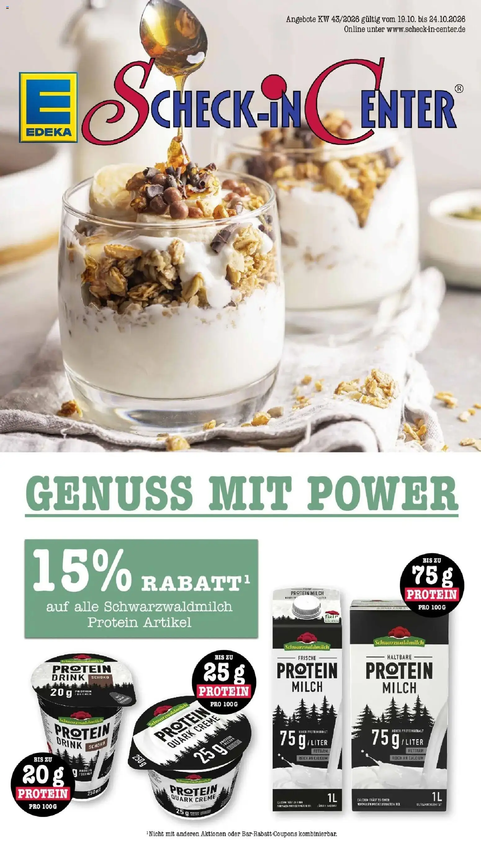 Edeka Prospekt Offenbach (ab 19.10.2026) » Angebote Online | Seite: 1 | Produkte: Quark, Milch, Creme