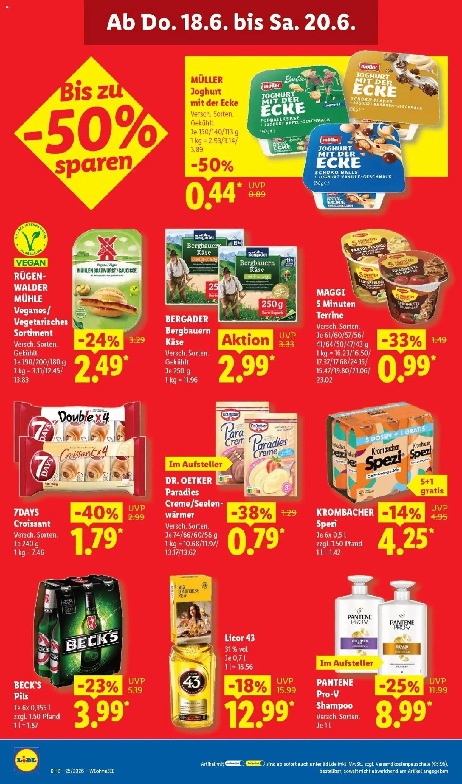 Lidl Prospekt Einbeck – gültig ab 15.06.2026 | Seite: 68 | Produkte: Mühle, Käse, Joghurt, Pils