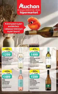 Auchan Bor ajánlatok - amely érvényes a következő dátumtól: 2026.07.30.