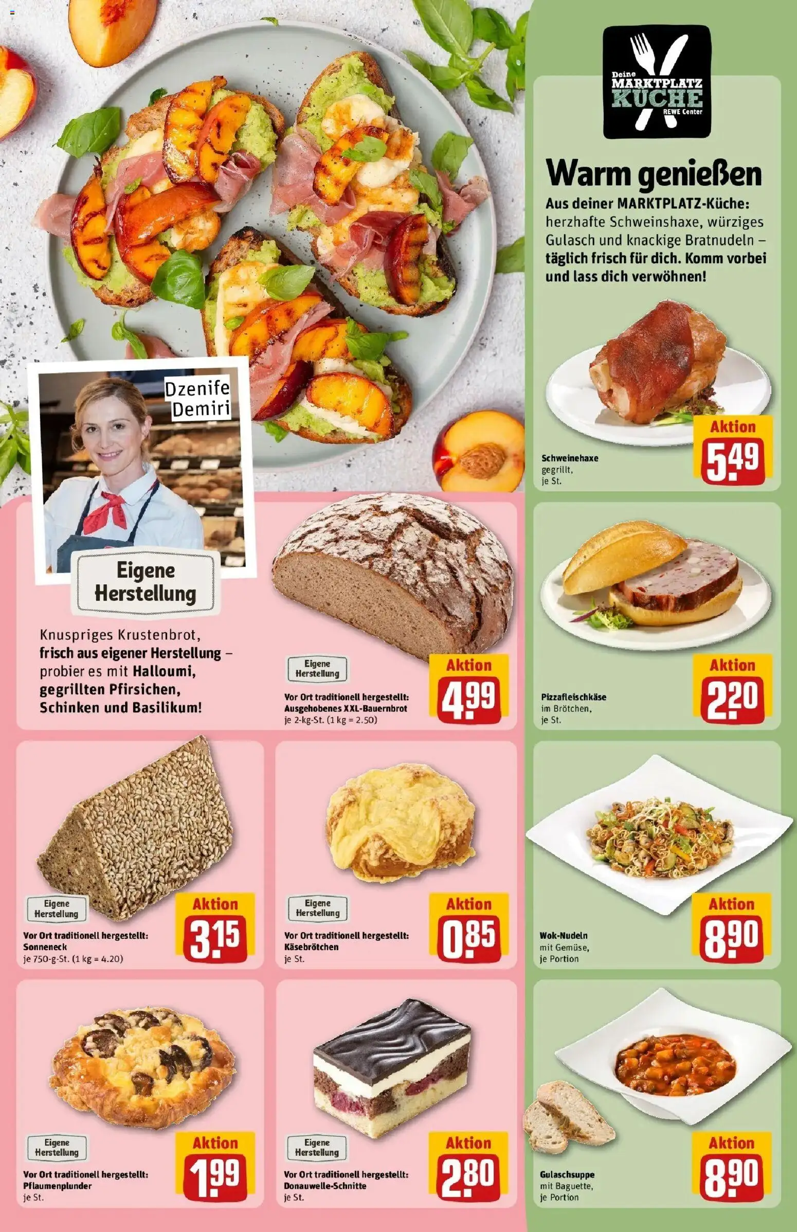 REWE Prospekt ab 03.08.2026 zum Blättern » Angebote | Seite: 13 | Produkte: Küche, Gulasch, Schinken