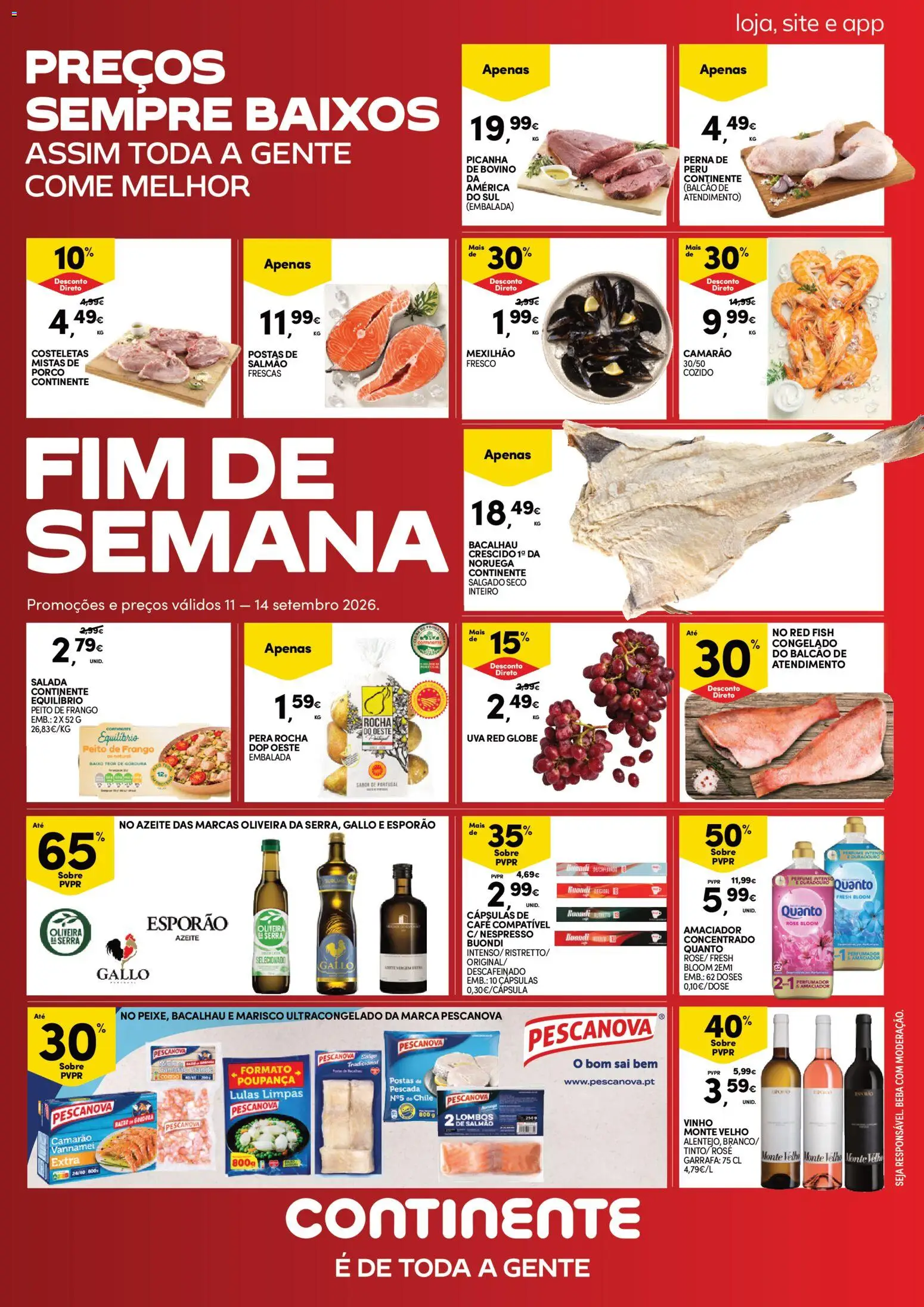 Continente Fim de Semana à Continente │ válido de 11/09/2026 | Página: 1