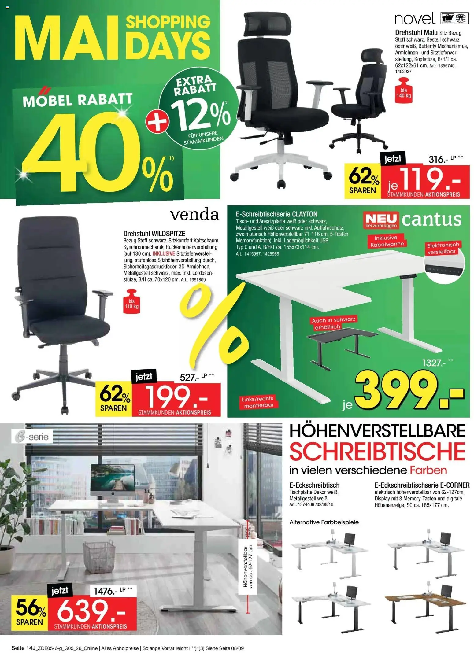 Zurbrüggen MaiDays Shopping – gültig ab 08.05.2026 | Seite: 46 | Produkte: USB, Tisch
