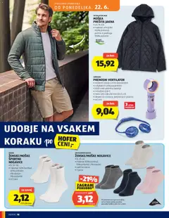 Hofer katalog akcije – veljaven od 17.06.2026 | Stran: 18 | Izdelki: Baterija, Ventilator, Kos, Podloga