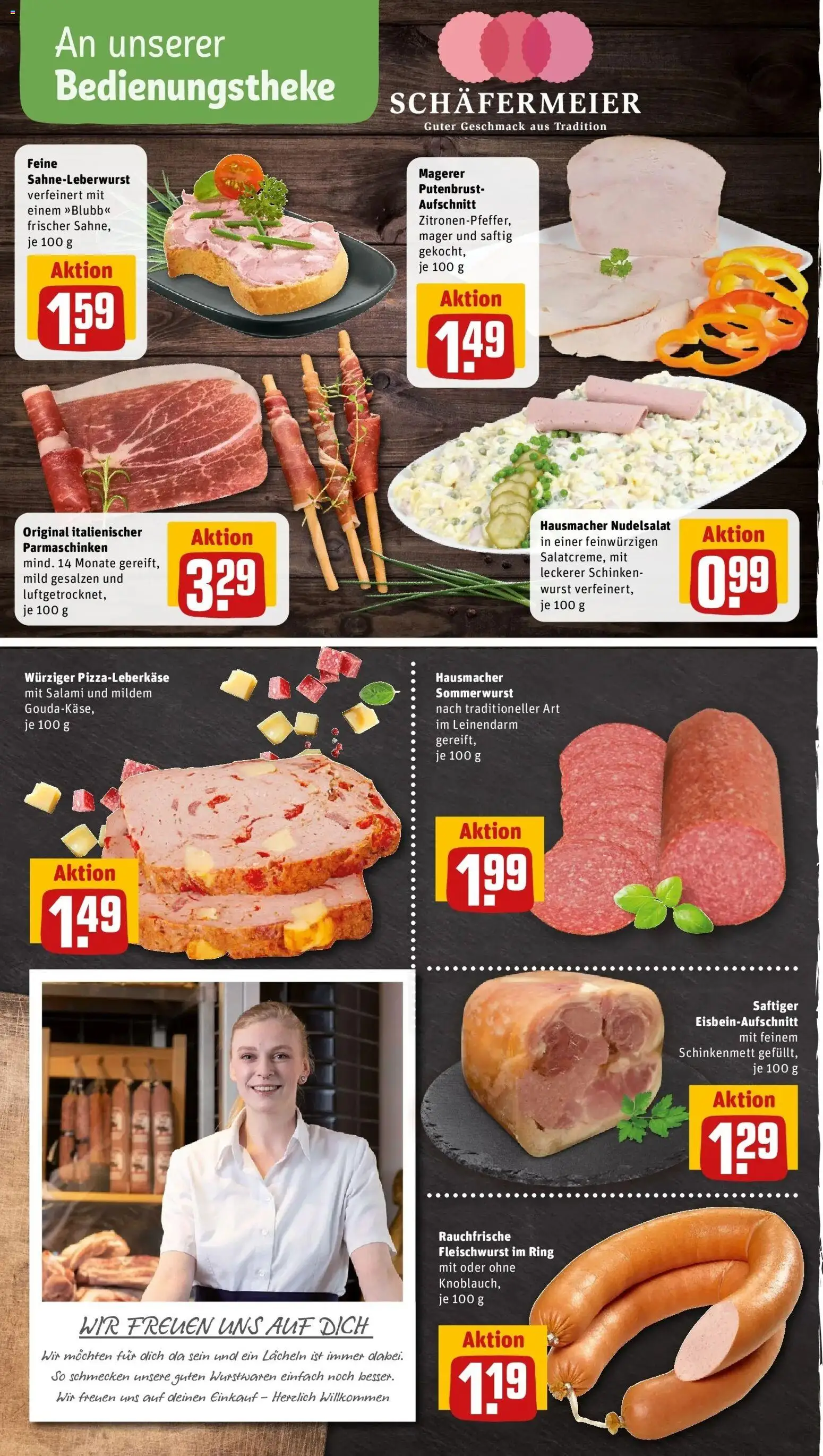 REWE Prospekt ab 26.10.2026 zum Blättern » Angebote | Seite: 10 | Produkte: Putenbrust, Wurst, Salami, Schinken