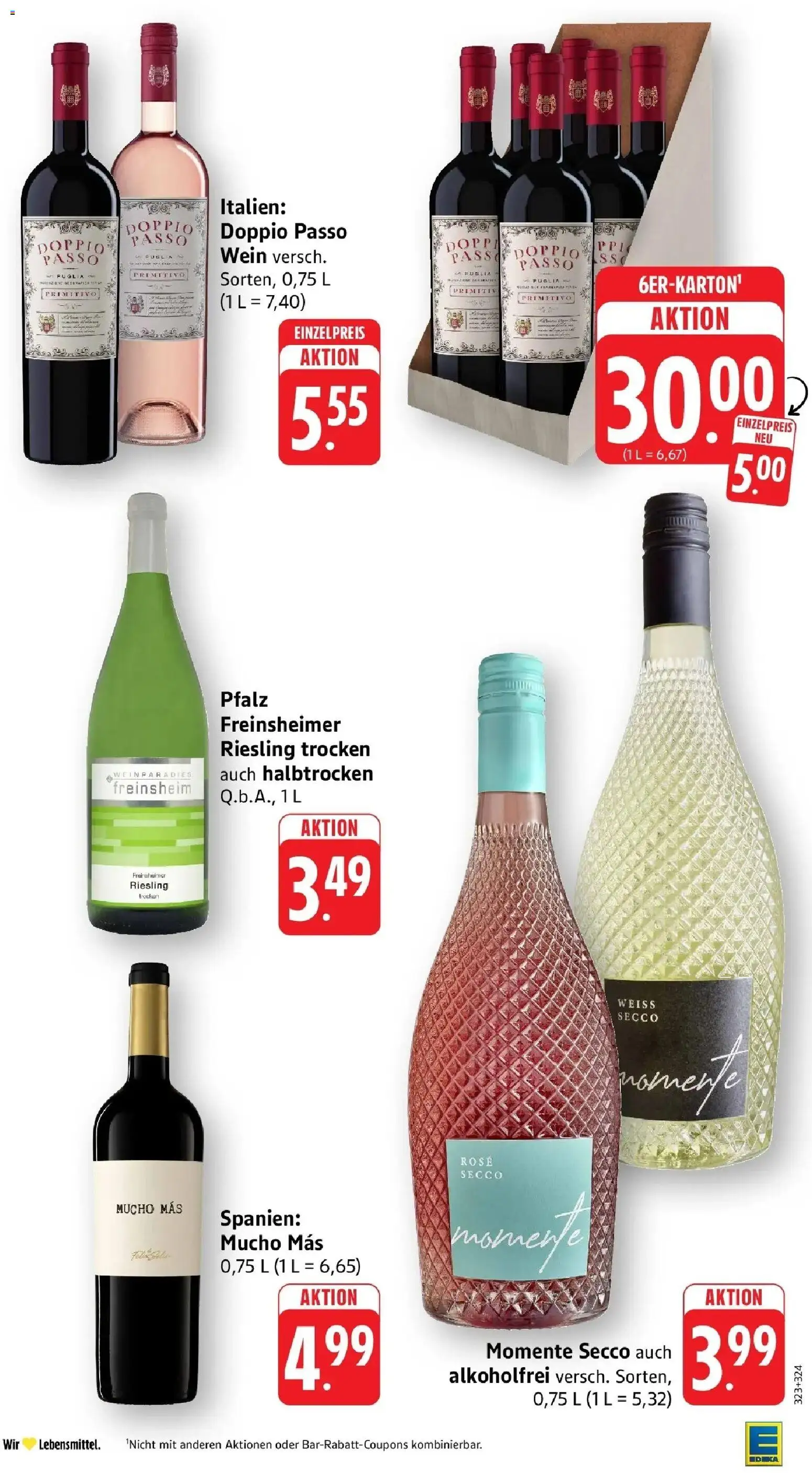 E center Prospekt Bad Kreuznach	 (ab 04.05.2026) zum Blättern | Seite: 46 | Produkte: Doppio Passo, Wein
