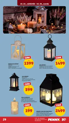 LED LÁMPÁS*, fém hatású, mérete: 4,1 x 4,1 x 9 cm, elem: 3 db LR1130 (tartozék), lángvillogás effekt - amely érvényes a következő dátumtól: 2026.10.22. | Oldal: 34 | Termékek: Lámpás, Elem, LED