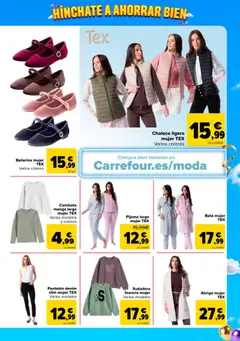 Vista previa Chaleco ligero mujer TEX, Chaleco ligero mujer TEX Varios colores válido desde el 24/09/2026 | Página: 67 | Productos: Sudadera, Chaleco, Pijama