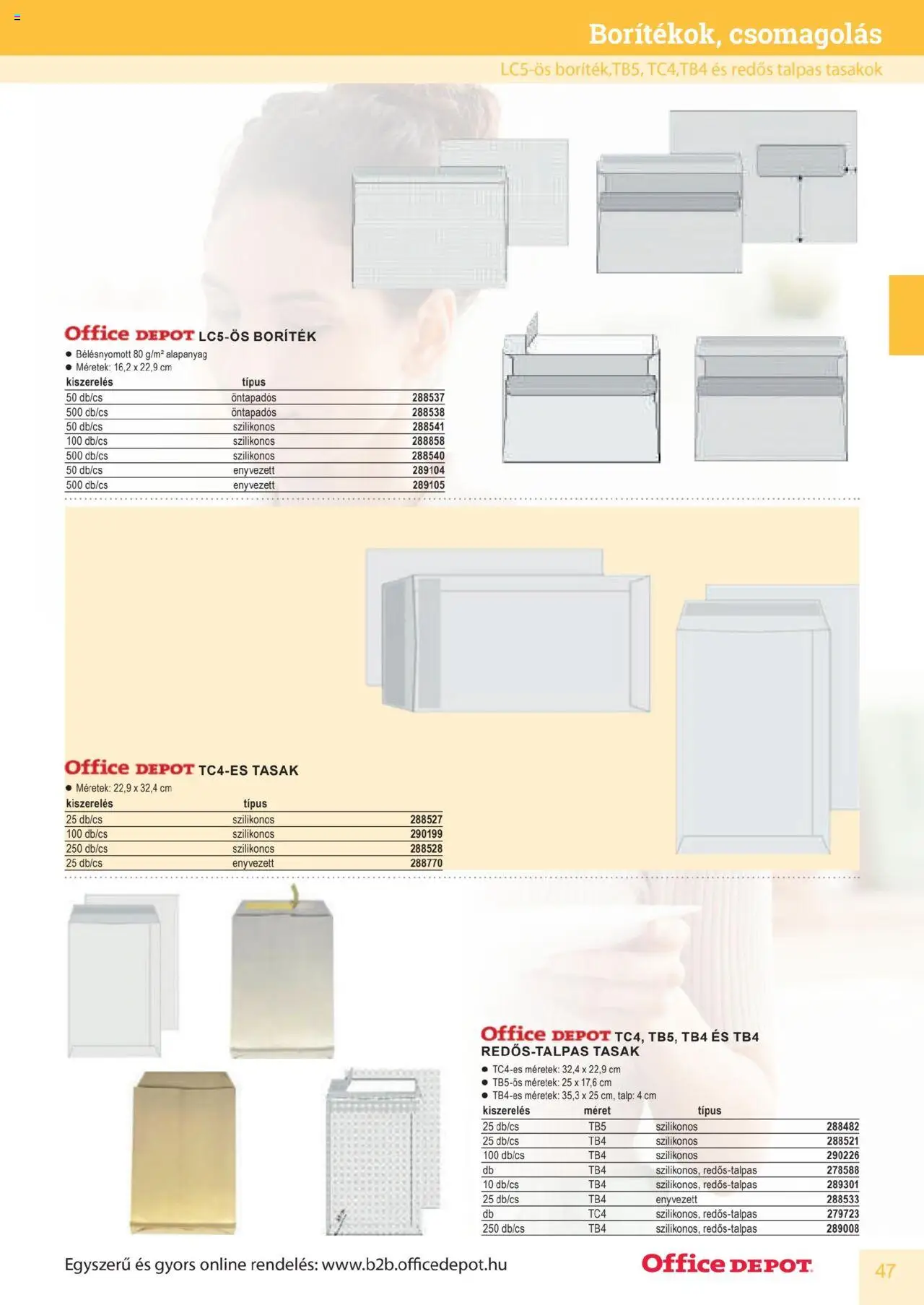 Office Depot akciós ujság - amely érvényes a következő dátumtól: 2025.04.10. | Oldal: 47