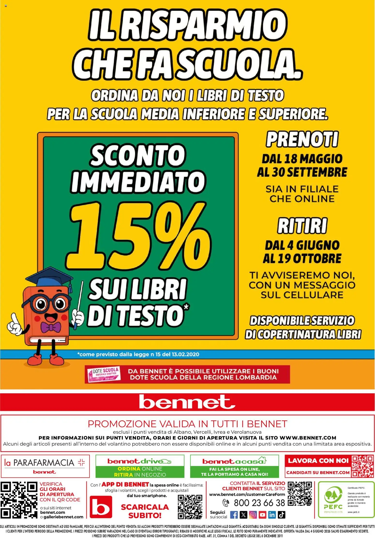 Volantino bennet del 04.06.2026 | Pagina: 24 | Prodotti: Cellulare, Tè