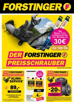 Forstinger Flugblatt ab 19.08.2026 gültig