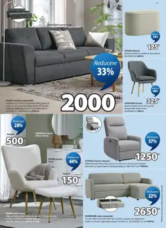 Ofertele JYSK valabile de la 25.08.2026 | Pagină: 11 | Produse: Perne, Fotoliu, Colțar, Suport