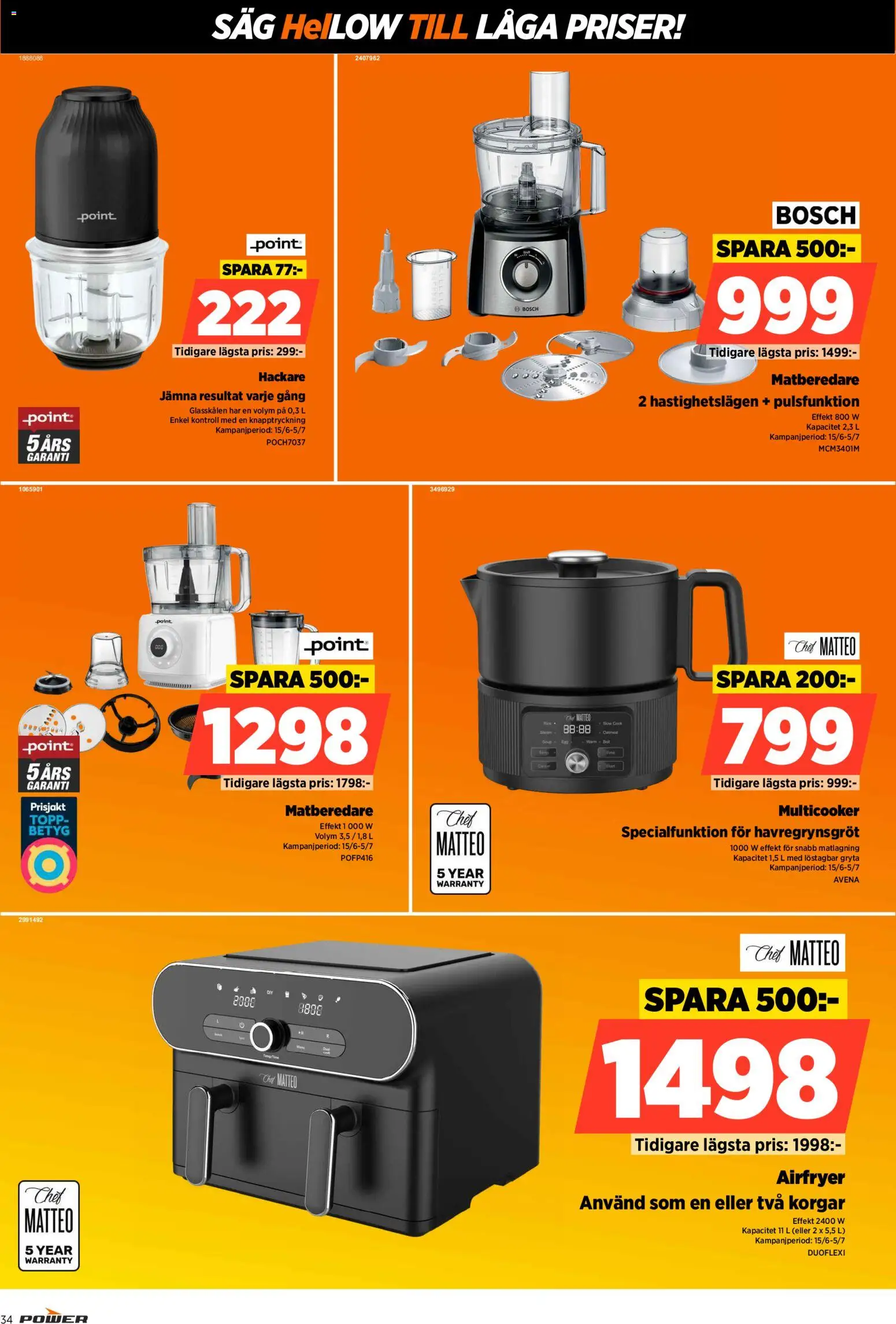 Power reklamblad aktuell från 29/06/2026 | Sida: 34