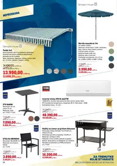 Metro katalog Horeca - pregled Metro kataloga - važi od 11.06.2026 | Strana: 14 | Proizvode: Polica, Stolica, Inverter klima, Roštilj