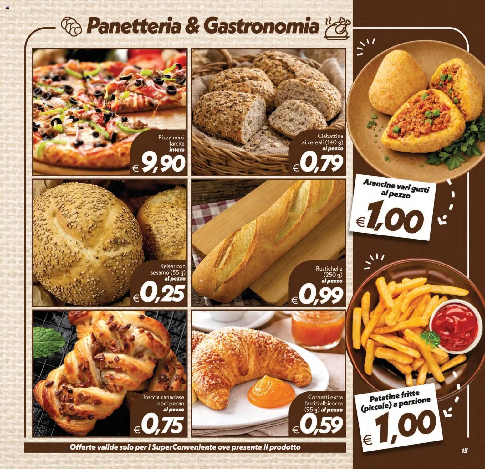 Volantino SuperConveniente del 11/09/2026 | Pagina: 15 | Prodotti: Noci pecan, Patatine, Sesamo, Patatine fritte