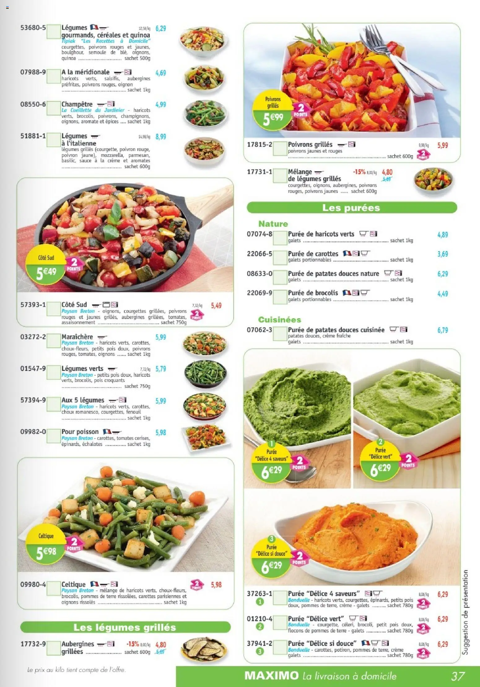 {H1} | Page: 37 | Produits: Patates douces, Pommes, Poisson, Crème fraiche