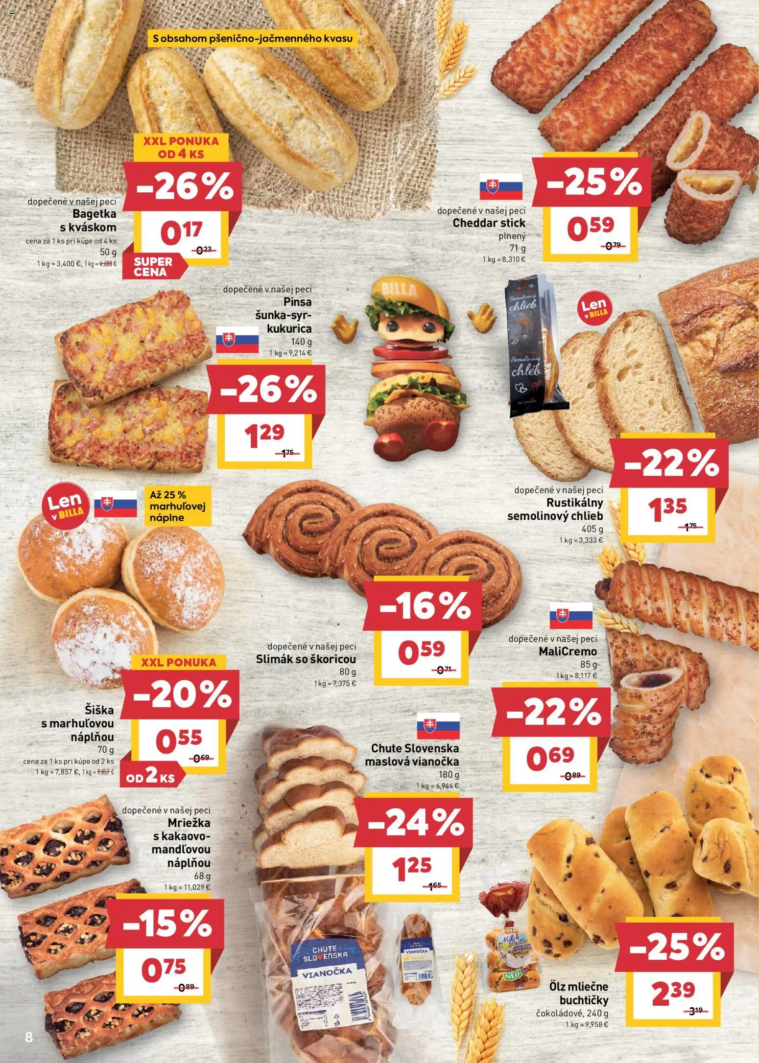 Nové Billa akcie – leták je platný od 21.10.2026 | Strana: 8