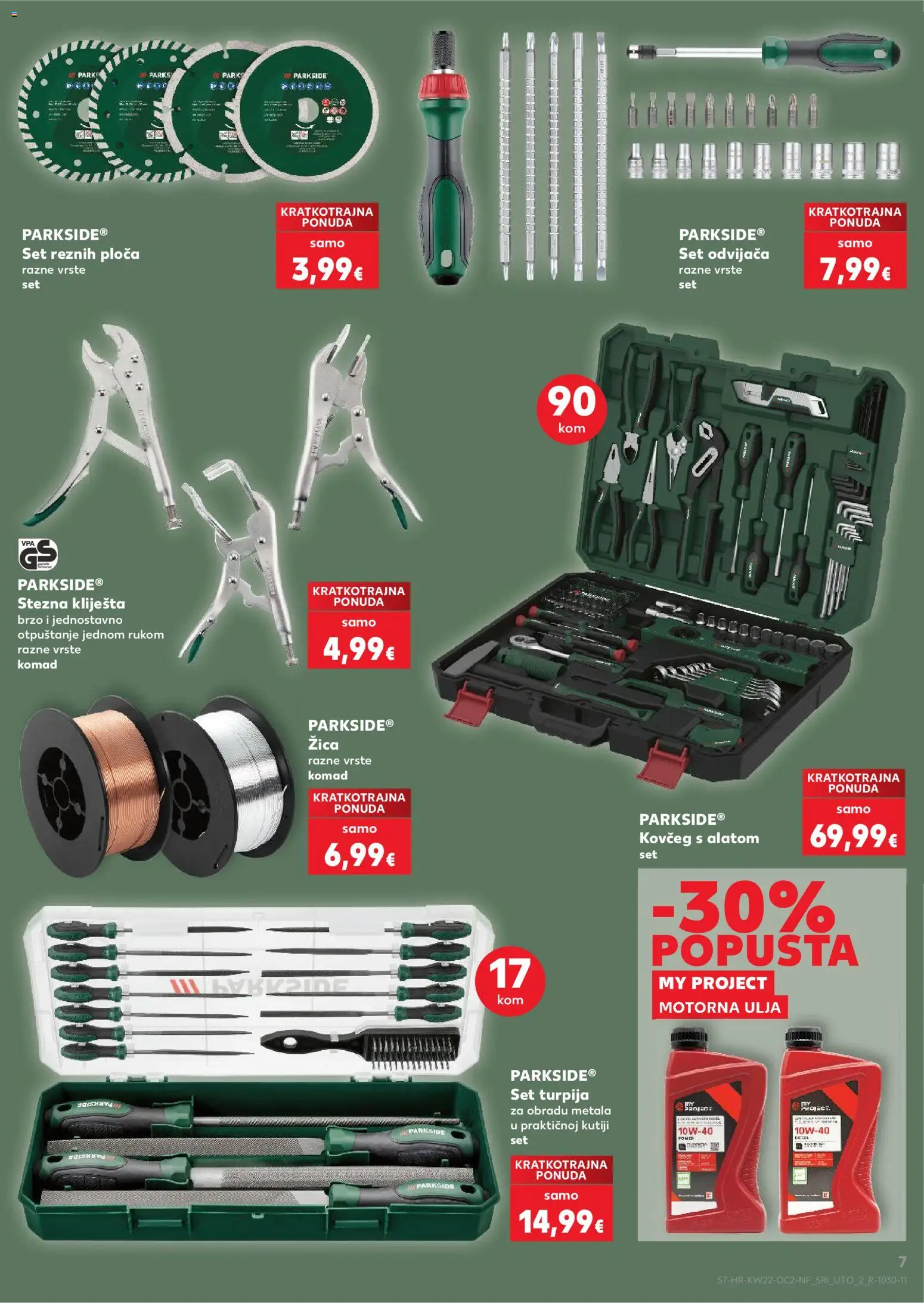 Kaufland katalog | vrijedi od 27.05.2026 | Stranica: 7 | Proizvodi: Kliješta, Parkside