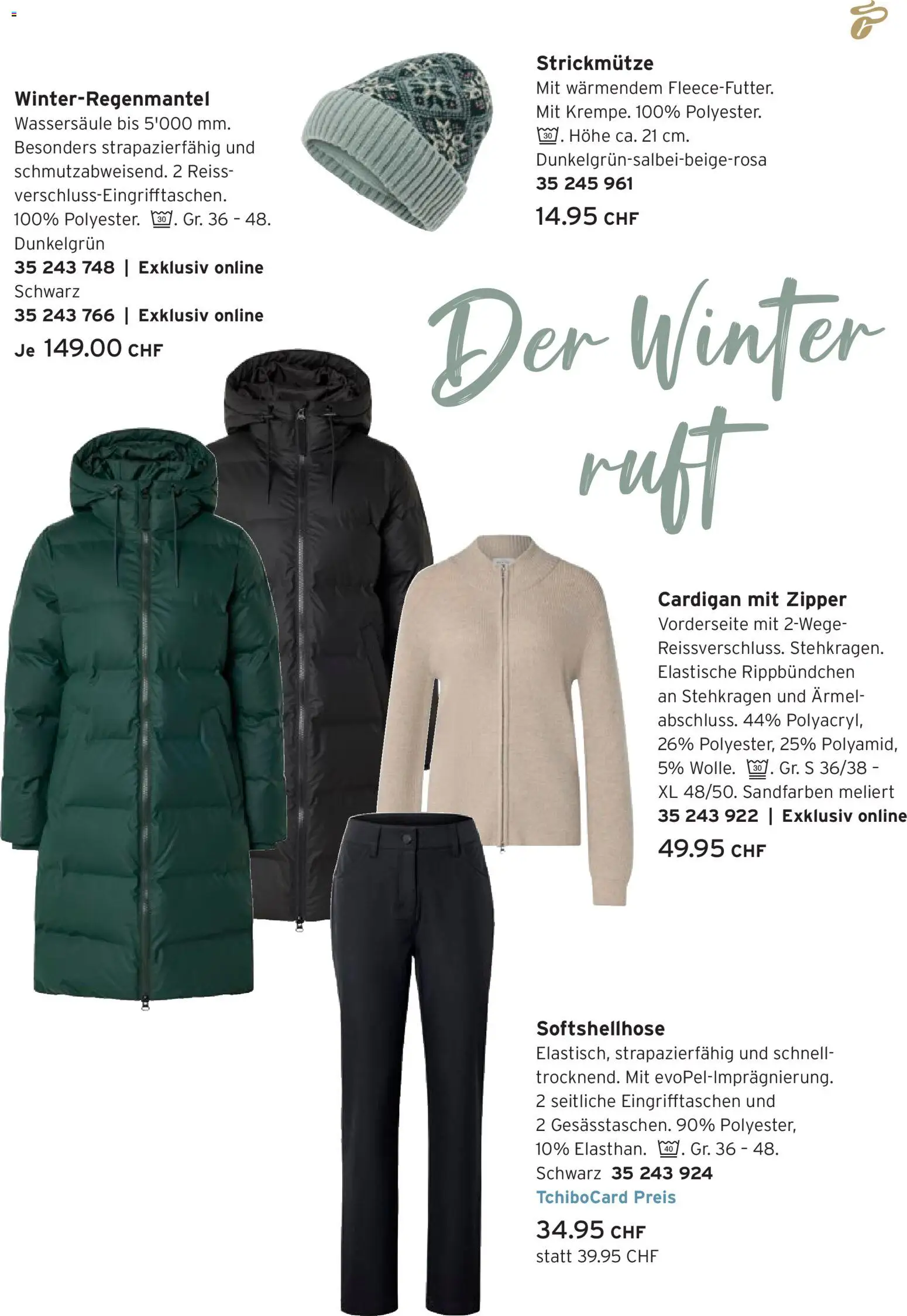 Tchibo aktionen – gültig ab 03.11.2026 | Seite: 5 | Produkte: Cardigan
