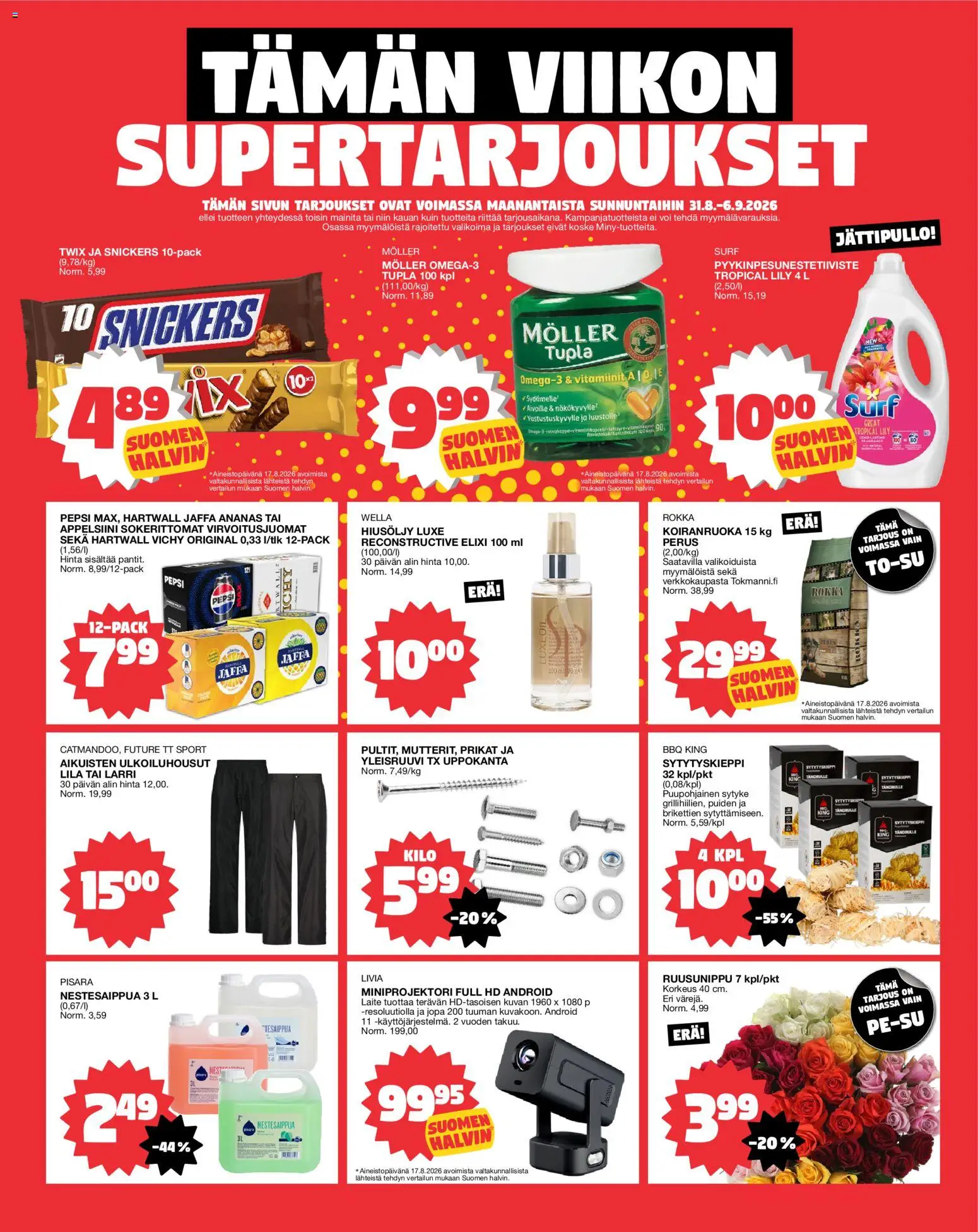 Tokmanni tarjoukset – voimassa 31/08/2026 alkaen | Sivu: 24