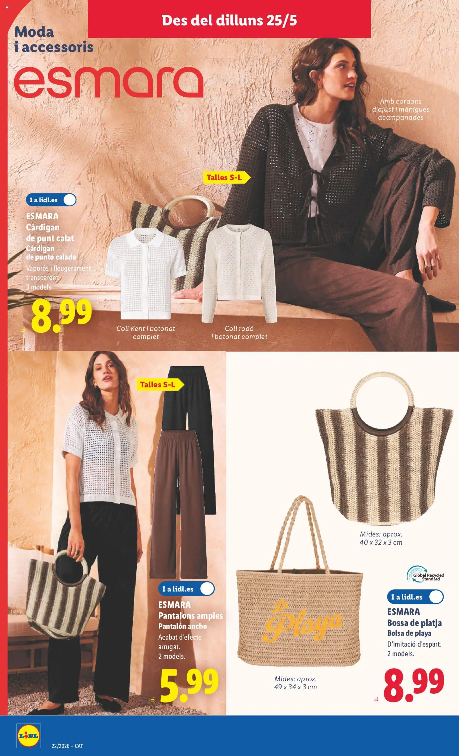 Lidl folleto de bazar │ válido desde el 25.05.2026 | Página: 14 | Productos: Bolsa