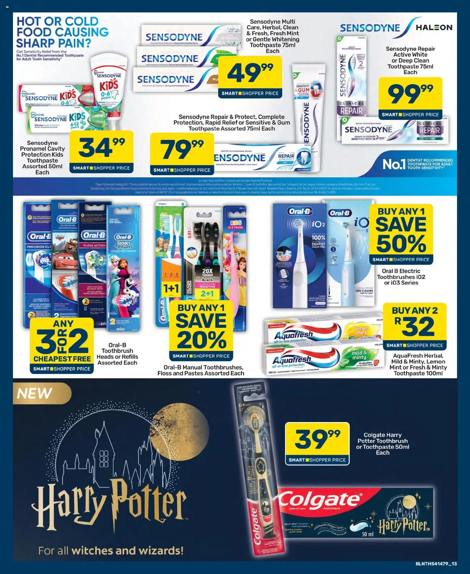 New Pick n Pay catalogue – valid from 25/09/2026 | Page: 13 | Products: Brush, Toothpaste, Lemon, Toothbrush