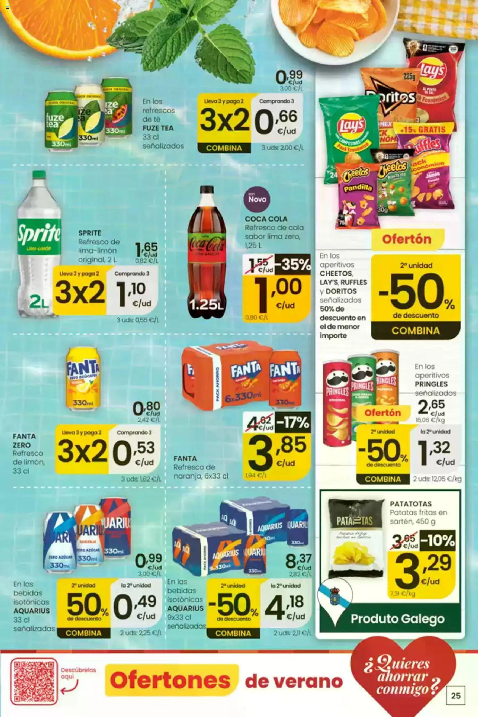 Eroski É bo que sexa de aquí │ válido desde el 30/07/2026 | Página: 25 | Productos: Lima, Té, Πρίζες